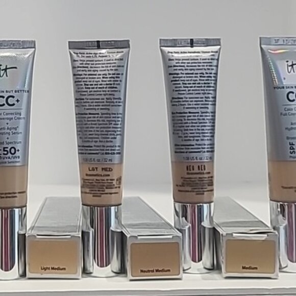 CHOOSE ✅ IT Cosmetics CC+ Cream with SPF 50+ Anti-Aging Foundation ✨ BNIB - Picture 14 of 15